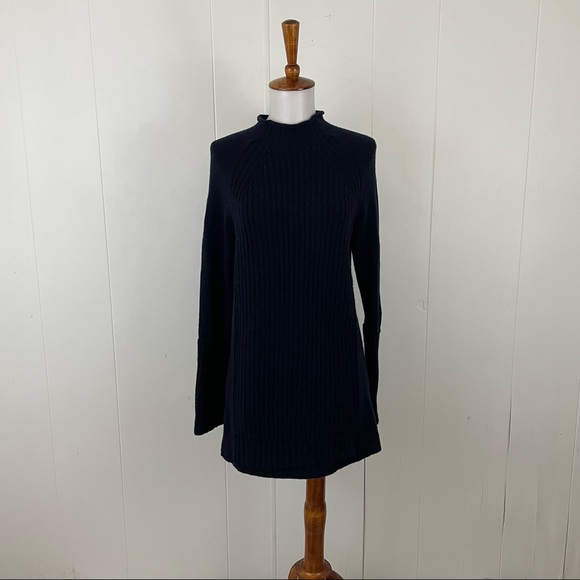 J. Crew Mock Neck Long Sleeve Tunic Sweater - Picture 2 of 8